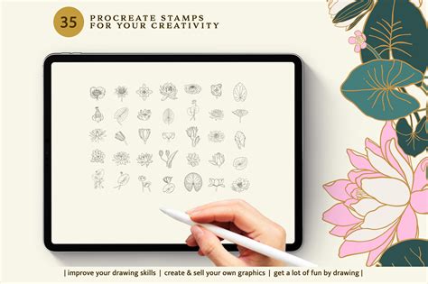 Image result for Lily Pad Procreate Brush