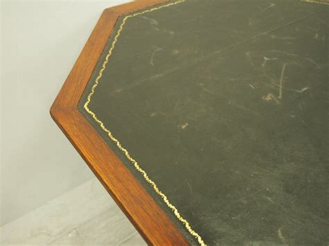 Image result for Leather Top Table Octagonal