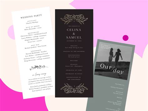 Etiquette In Wedding Program Layout 15 Save The Date Wording Examples