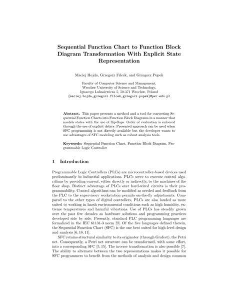Image result for Sequential Function Chart From State Diagram