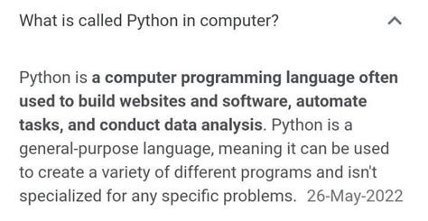 Image result for Python Being a Language for Computers