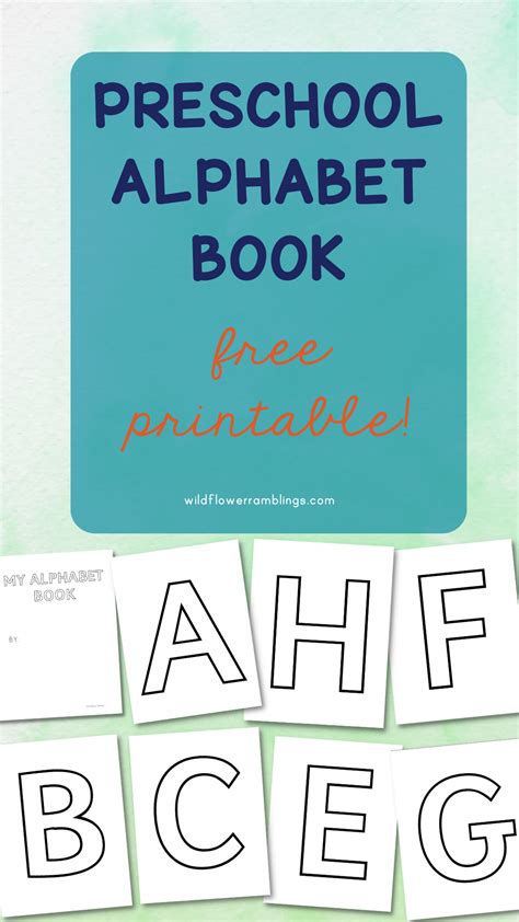 Image result for Our Alphabet Book PDF Printable