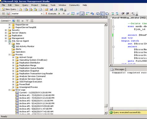 Image result for SQL Server Agent SSMS