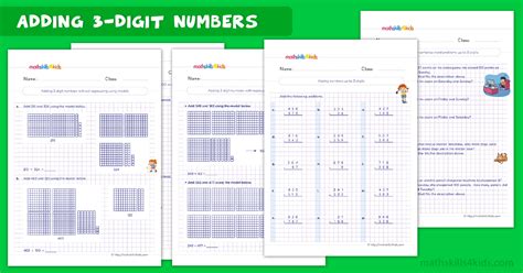 Math Worksheets Grade 2 3-Digit Addition に対する画像結果