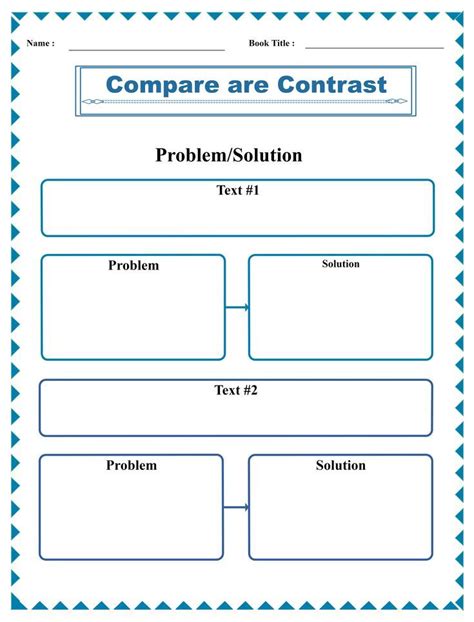 Toradh íomhá ar Problem Solution Chart Template
