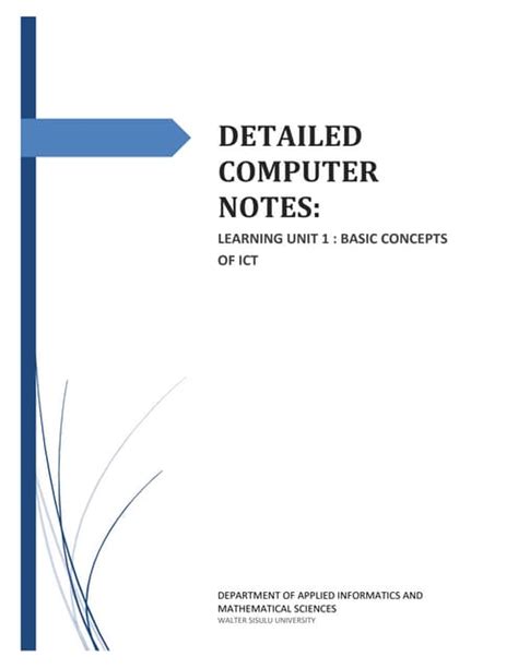 Image result for PDF Note for Computer
