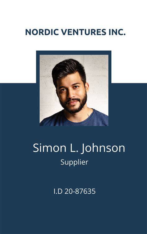 Toradh íomhá ar Tuxedo ID Card