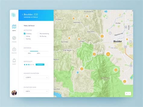 Image result for Map Navigation System UI Design