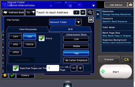 Image result for Sharp Printer Screen