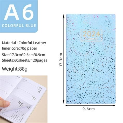 A7 Mini Planner Notebook, Qiopertar Under $5 A7 Mini Notebook Organizer ...