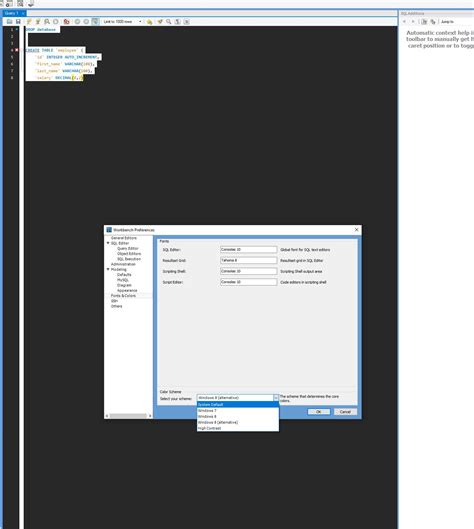 Image result for MySQL Workbench Dark Theme