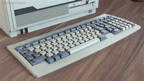 Mechanical Computer Terminal Keyboard Vintage 3D Model - TurboSquid 2055954