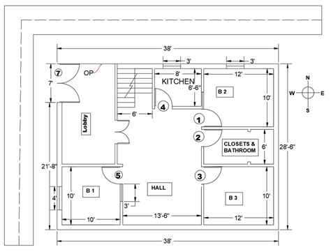 Easy Simple AutoCAD Building Drawing के लिए छवि परिणाम