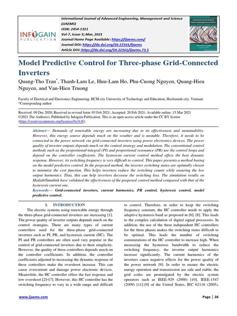 Image result for Model Predictive Control in Power Electronics
