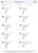 Toradh íomhá ar 8th Grade Math Integers