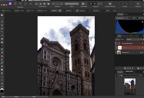 Toradh íomhá ar Affinity Mask