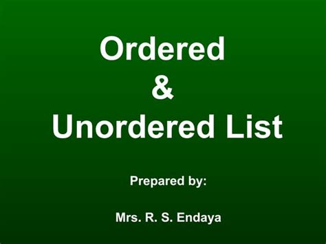 Order Unordered List Assignment に対する画像結果