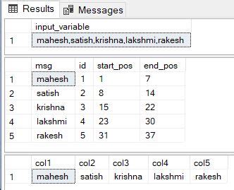 SQL Separate String by Comma BigQuery に対する画像結果