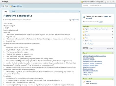 Figurative Language Lesson Plan に対する画像結果