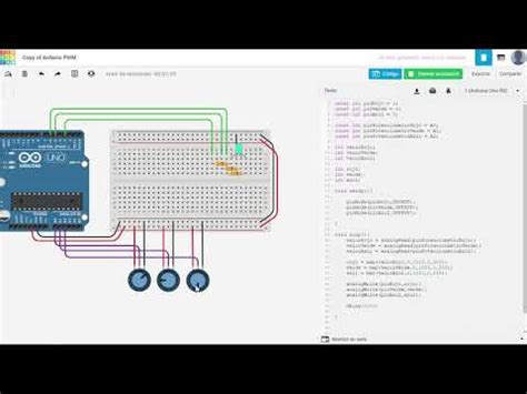 Image result for Potentiometer with LED Arduino Tinkercad Code
