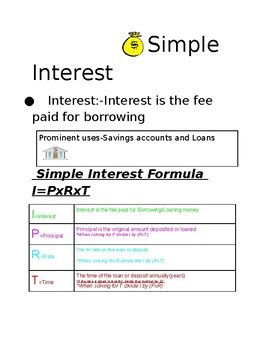 Image result for Notes On Simple Interest