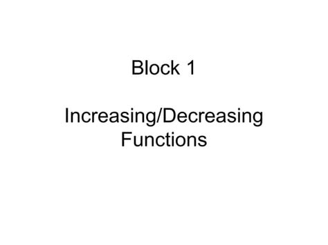 Toradh íomhá ar Increasing and Decreasing Functions Practice