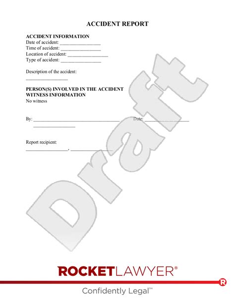 Image result for Accident Report Example