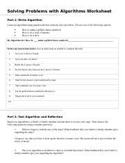 Write Algorithm Worksheets に対する画像結果