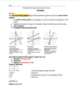 Toradh íomhá ar Eighth Grade Math Study Guide