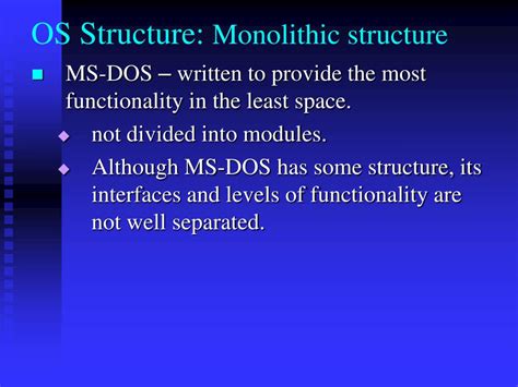 Image result for Monolithic Structure of Operating System