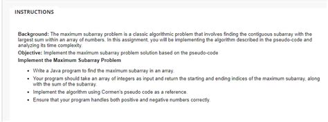 Image result for Maximum Subarray Problem Releted Images