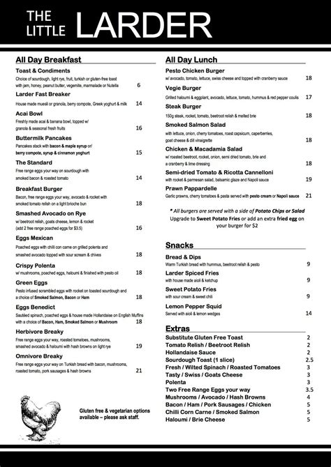 Image result for Little Store Menu