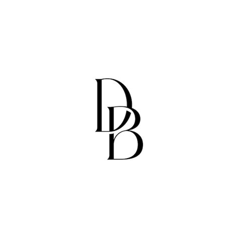 Image result for DB Monogram Logo Design