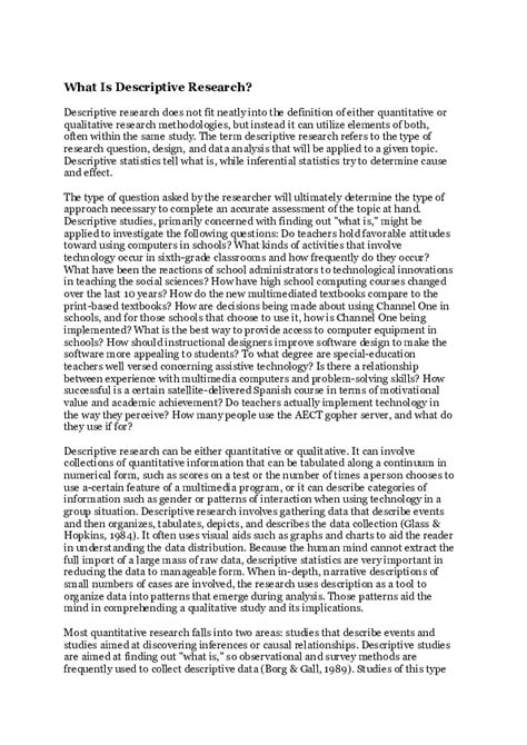 Image result for Descriptive Research Design Sample Thesis