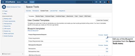 Confluence API Documentation Template に対する画像結果