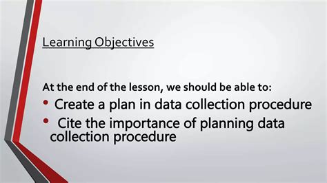 Image result for Planning Data Collection Procedure