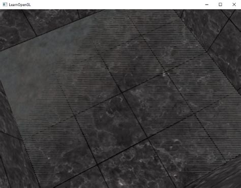 Depth Testing OpenGL に対する画像結果