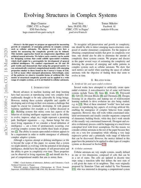 Image result for Evolution of Complex System