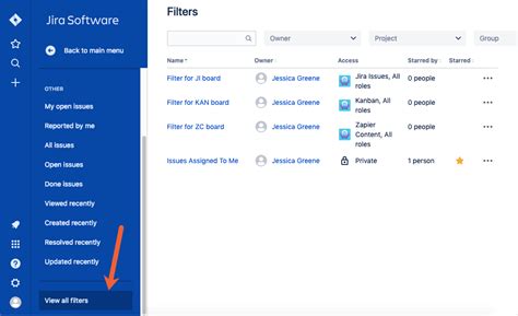 Image result for JIRA Dashboard Filters