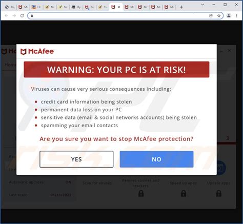 Image result for McAfee False Alerts