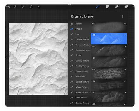 Procreate Texture に対する画像結果