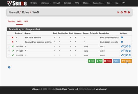 GUI Firewall に対する画像結果