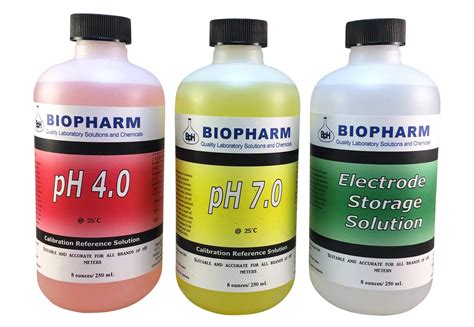 Toradh íomhá ar ph buffer solution types
