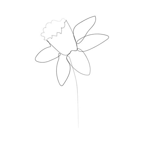 continuous line drawing of beautiful flowers 16062868 Vector Art at ...