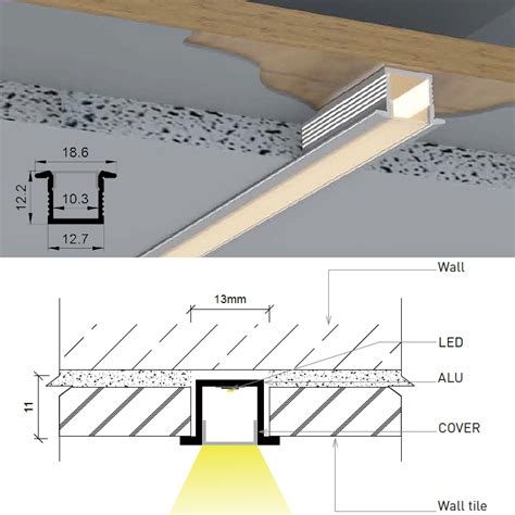 Ceiling LED Strip Section に対する画像結果