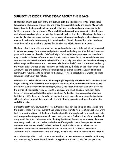 Image result for Essay Assessment Subjective Question Example