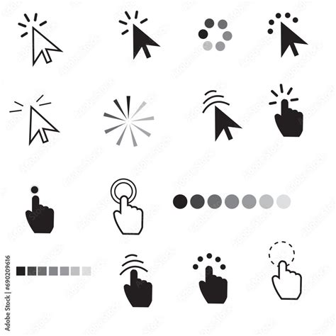 Image result for Pressing Cursor Icon