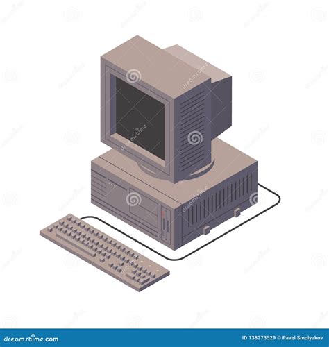 Image result for Isometric Old Computer