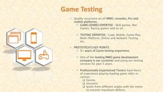 Toradh íomhá ar The Key Types of Game Testing