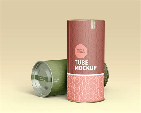 Image result for Cylinder Paper Box Mockup PSD Free Download